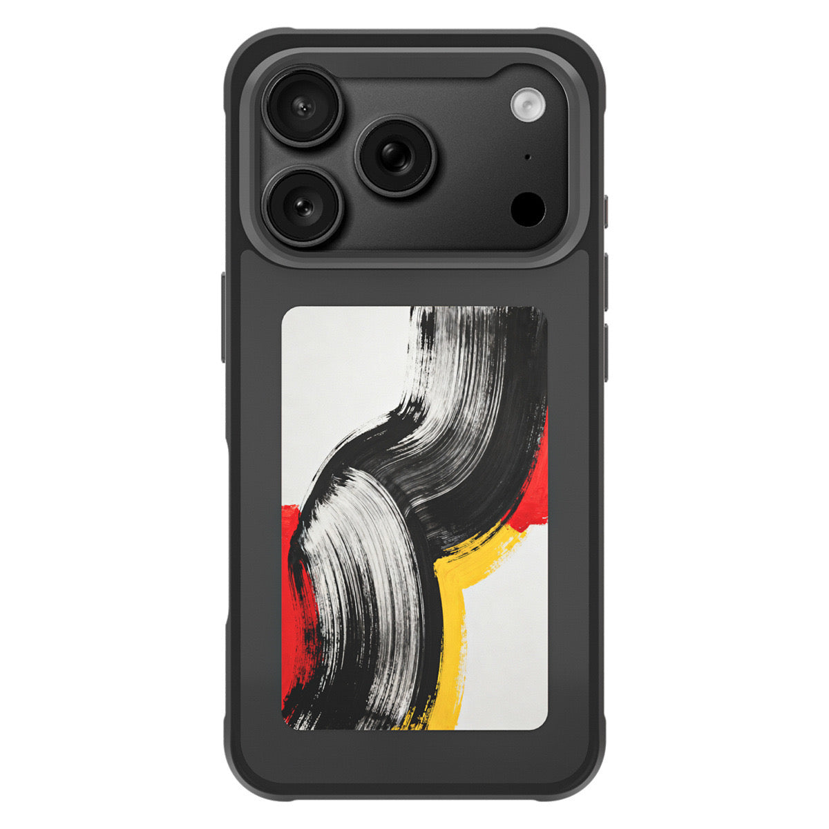 E-Ink iPhone 17 Phone Case NFC display on Phone Case 4.0" HD Four Color DIY Photo Display