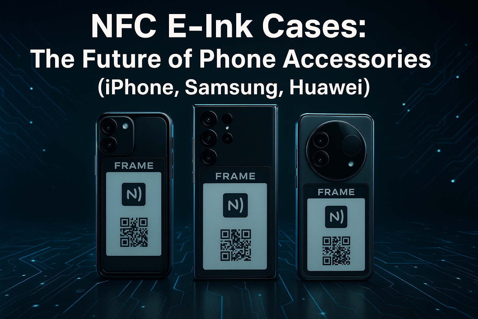 NFC E-Ink Frame Cases: The Smartest Phone Accessory for iPhone, Samsun ...