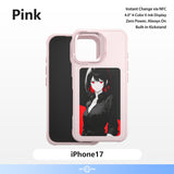E-Ink iPhone 17 Phone Case NFC display on Phone Case 4.0" HD Four Color DIY Photo Display