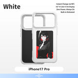 E-Ink iPhone 17 Phone Case NFC display on Phone Case 4.0" HD Four Color DIY Photo Display