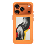 E-Ink iPhone 17 Phone Case NFC display on Phone Case 4.0" HD Four Color DIY Photo Display
